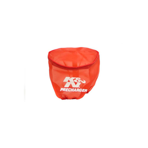 Red bag with K&N logo, specifically for K&N Filters Precharger Wrap compatible with Honda air filters.