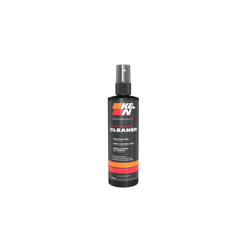 K&N Filters 12 oz pump spray bottle for air filters on a plain white background.