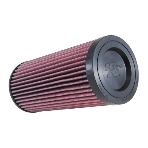 K&N air filter for the Polaris RZR, with a 2.5-inch inner diameter and a 5-inch outer diameter for optimal performance.