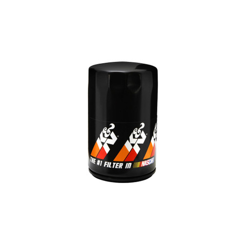 K&N ProSeries automotive oil filter showcases its design and branding for efficient engine oil filtration.