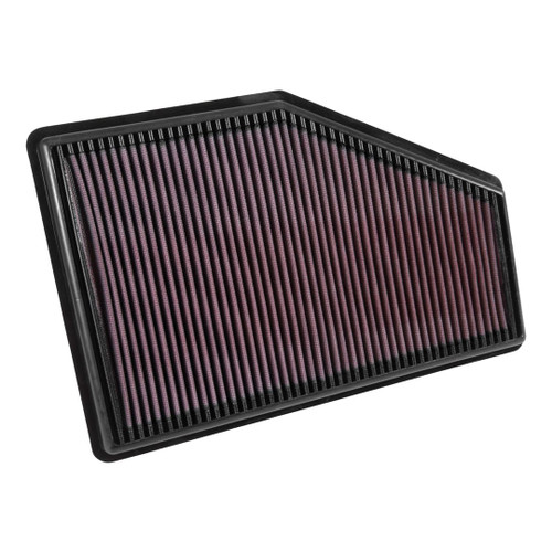 A K&N air filter designed for the Chevrolet Malibu L4 1.5L F/I, offering advanced filtration to enhance engine performance.