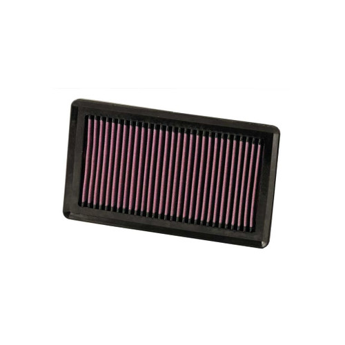 K&N air filter fits several Nissan models, including 0712 Versa 1.8L, 1017 Nissan NV200, 1216 Evalia, 0914 Cube, 0613 Note, 0712 Qashqai