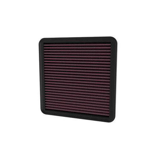 K&N Filters air filter in red for 22C Hyundai Elantra N, shown on a white background.