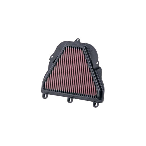K&N air filter designed for the Triumph Daytona 675, utilizing advanced filtration technology to ensure optimal engine efficiency.