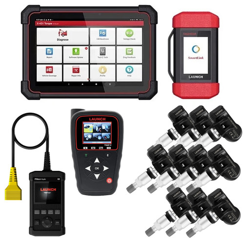 Launch USA  X-431 Torque Link Advanced Vehicle Diagnostic Tool (321195101) + Free Tools