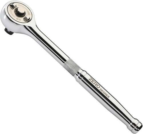 Zero Degree Gearless Ratchet - Nickel Plated High-Carbon Steel, 3/8" Drive (38151)