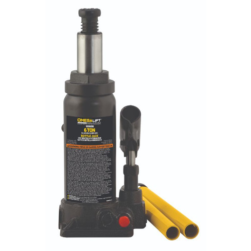 Omega Side Pump Bottle Jack - 6 Ton Load Capacity (10065W)