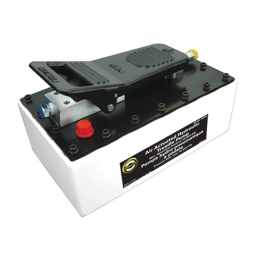 Omega Air Actuated Hydraulic Treadle Pump - Black, 10,000 Psi, 1 Gallon Capacity (22907)