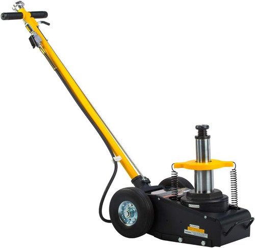 Omega Air/Hydraulic Axle Jack - Black, 2 Stage, 22/35 Ton Capacity (23227)