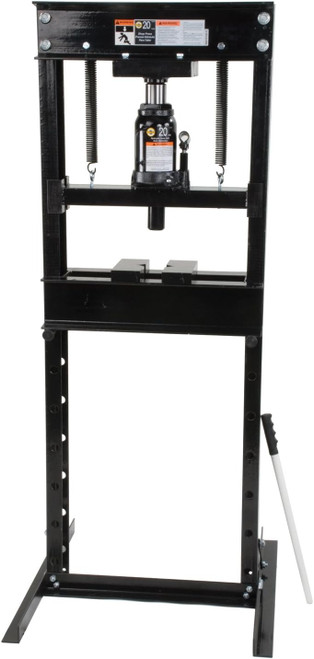 Omega Shop Press With Bottle Jack - Black, 20 Ton Capacity (60200)