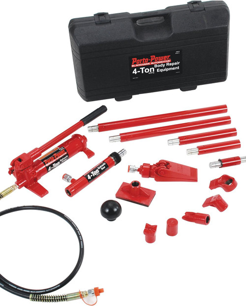 Porto-Power Hydraulic Collision Repair Kit - 4 Ton Capacity (B65114)
