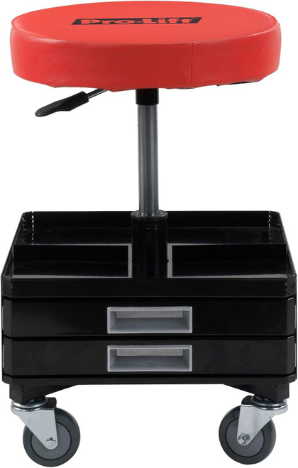 Pro-Lift Pneumatic Chair With Dual Tool Tray - 300 Lb. Capacity, Pack Of 1 (C-3100)