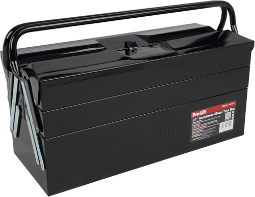 Pro-Lift Portable Cantilever Steel Tool Box With Handle - 21 Inch, 5 Tray (M-0021)