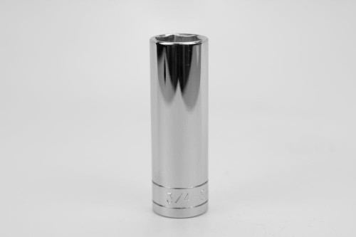SK Tools Fractional Deep Socket - Chrome, 6 Point, 1/2" Drive, 3/4" (SK41824)