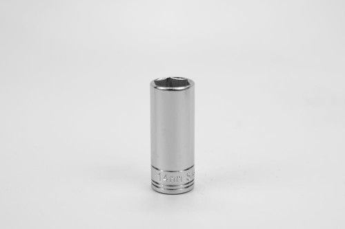 SK Tools Deep Socket - Chrome, Metric, 6 Point, 3/8" Drive, 14 Mm (SK8414)