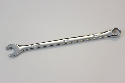 SK Tools Long Combination Wrench - Chrome, Metric, 6 Point, 10 Mm (SK88710)