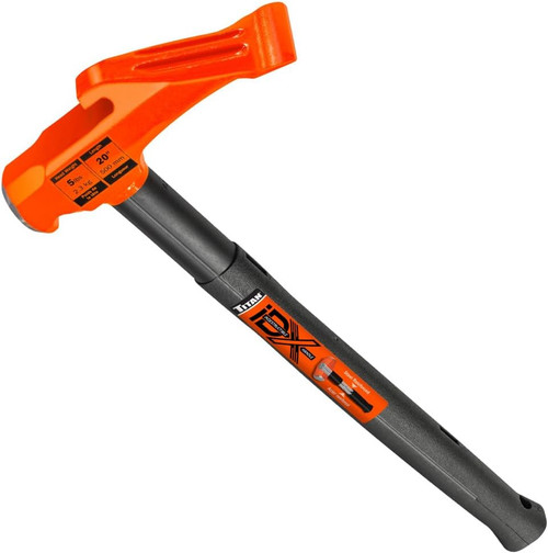 Titan Tools Indestructible Tire Bead Breaker Hammer - 5 Lb, 20" Handle (63625)