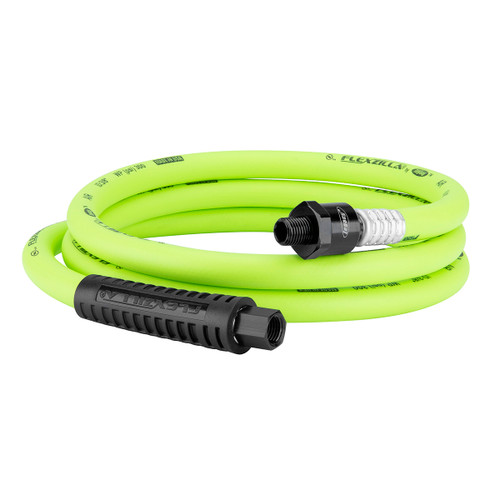 Flexzilla HFZP3806YW2B Custom Length Whip Hose with High Flow Ball