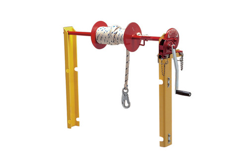 Allegro Guard Rail Winch 9401-10 for lifting and lowering inside guard rails.