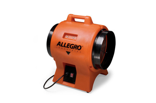 Allegro 12″ Axial AC Industrial Plastic Blower 9539-12 for powerful air movement in industrial spaces.