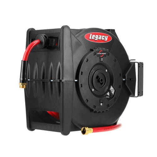 Legacy L8335 1/2 X 50 Air/Water Hose Reel, Levelwind JB Tools