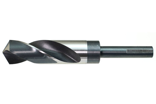 Drillco 1000F224 1-3/8" 3-Flat S&D Drill for wide gauge holes