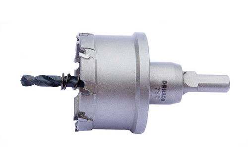 Drillco 96CT324 2-3/8" x 1 DOC Carbide Hole Cutter – High durability, sharp finish