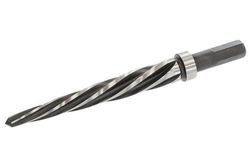Walter 9/16" Reamer - 1/2" Shank 01P009 for accurate metal hole finishing.