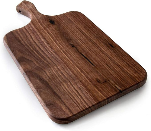 Brazos Seasoned Walnut Paddle Cutting Board 512-3000-10 for durable and stylish kitchen prep.