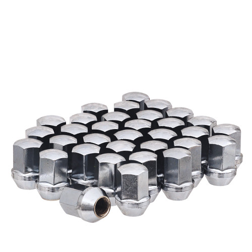 West Coast DPC58236 14x1.5 OE style lug nut 7/8" hex 1.78" 8 lug install kit chrome fits Chevy GM