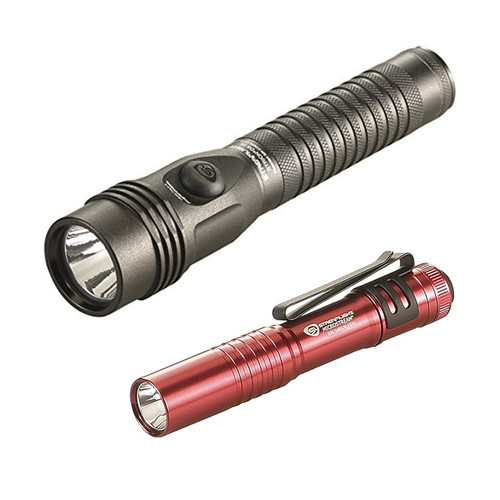 Streamlight Strion DS HL 700-Lumens Rechargeable Flashlight - Black (74610) + Free Flashlight
