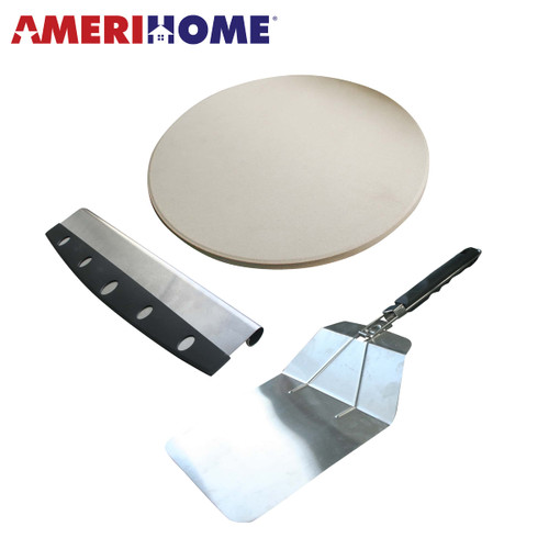 Amerihome 3 PIECE PIZZA SET (PZSET3)