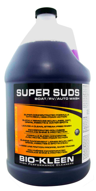 Bio-Kleen BKNM01109 Super Suds Wash designed for washing boats and RVs.