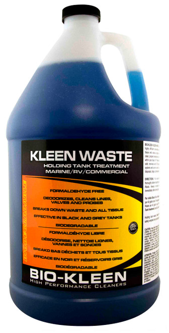 Bio-Kleen BKNM01709 Kleen Waste designed for cleaning RV and marine waste tanks.