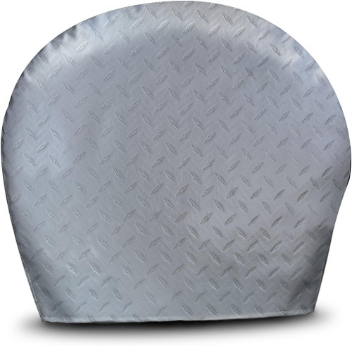 ADCO ADO3752 Diamond Plated Steel Vinyl Tyre Gard 30"-32" for motorhomes.