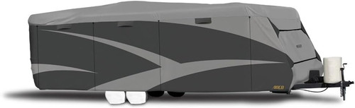 ADCO ADO52247 Designer SFS Aquashed Travel Trailer RV Cover 34'1"-37' for secure fit and cover.