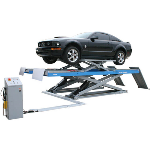 Atlas Automotive Equipment 12,000 Lb. Capacity Alignment Scissor Lift W/ Wheels-Free System (ATTD-12AWFSL-N)