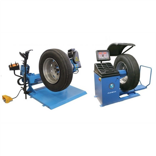 Atlas Automotive Equipment Tire Changer + Wheel Balancer Combo (TTCWB-COMBO2-FPD)