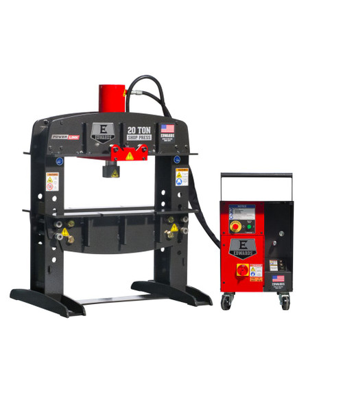 Edwards 20 Ton Shop Press And Portable Power Unit 230V, 1Ph (ED9-HAT2010)