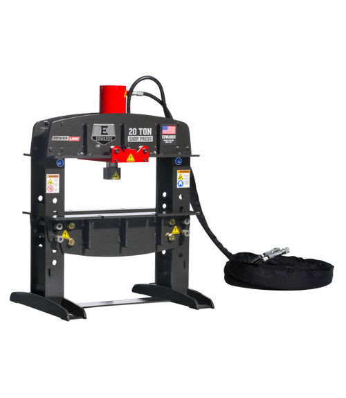 Edwards 20 Ton Shop Press And Portable Power Unit 460V, 3Ph (ED9-HAT2030)