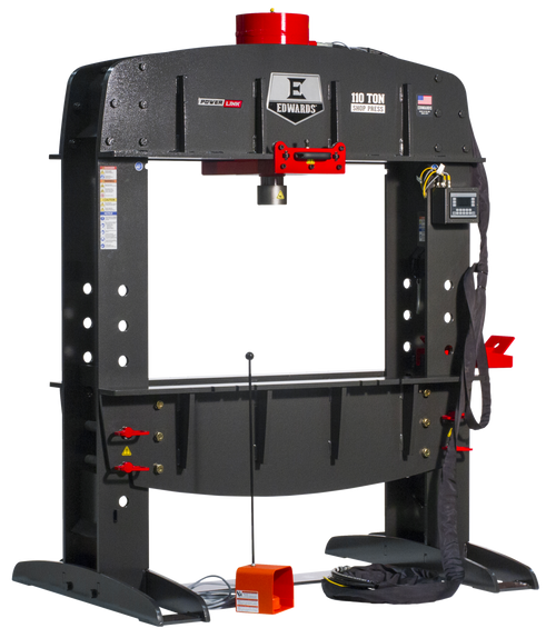 Edwards 110 Ton Shop Press With Plc And Portable Power Unit 460V, 3Ph (ED9-HAT9080)