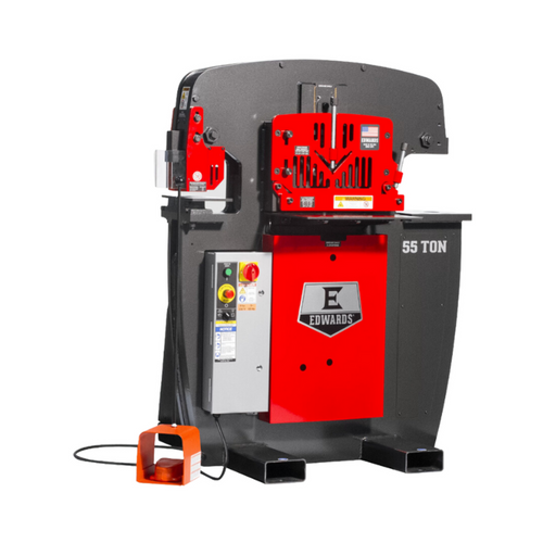 Edwards 55 Ton Ironworker 208V, 3Ph, 1Ph (ED9-IW55-3P208)