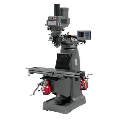 Jet Mill With 3-Axis Acu-Rite 203 Dro (Quill) With X And Y-Axis Powerfeeds And Power Draw Bar (JT9-690139-4)
