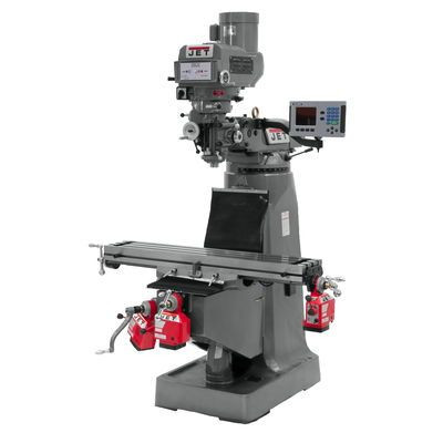Jet Mill With 3-Axis Acu-Rite 203 Dro (Quill) With X,Y And Z-Axis Powerfeeds (JT9-690141-4)