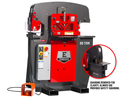 Edwards Ironworker - 55 Ton, 3 Phase, 230 Volt, Powerlink, Coper Notcher (ED9-55233512)