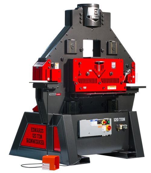Edwards 120 Ton Ironworker 230V, 3Ph, With Powerlink (ED9-IW120-3P230-A)