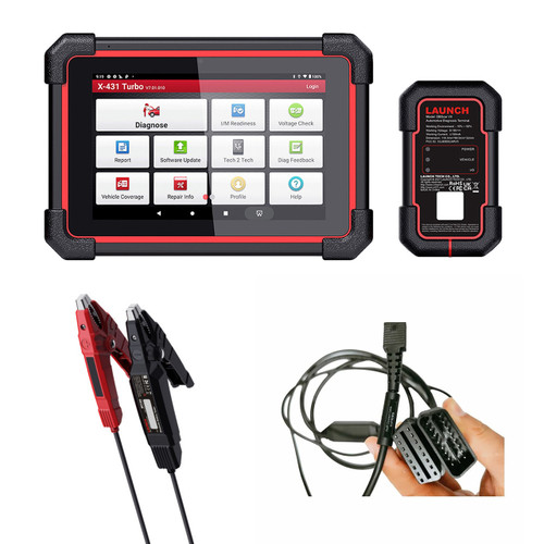 Launch USA X-431 Turbo III Diagnostic Tool for Modern Vehicles + Free Tools (321195201)