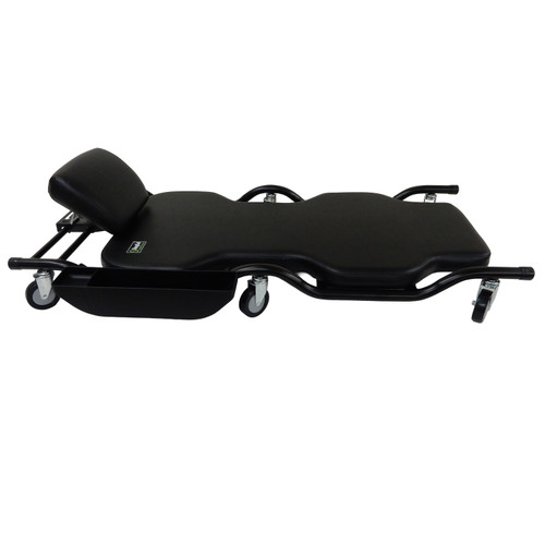 ShopSol Wide Body Creeper - Adjustable Head Rest, Parts Tray and Dual Bearing Casters (1010978)