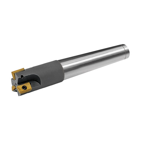 HHIP 5896-1020 MT2 shank square shoulder indexable end mill for precise milling.