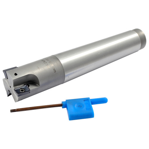 HHIP 5896-1022 25mm MT3 shank square shoulder indexable end mill for heavier milling.